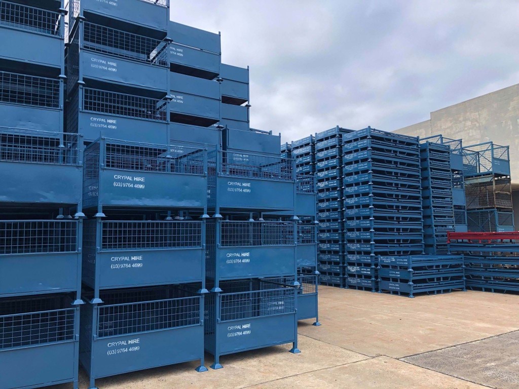 Crypal hire stillages